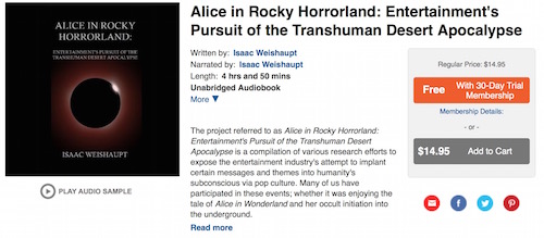 Alice in Rocky Horrorland Audible