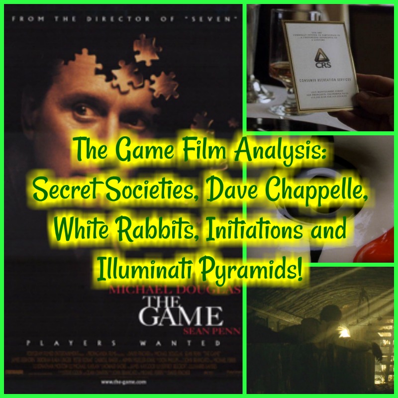 The Game Film Analysis: Secret Societies, Dave Chappelle, White Rabbits, Initiations and Illuminati Pyramids!
