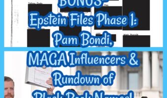 BONUS- Epstein Files Phase 1: Pam Bondi, MAGA Influencers & Rundown of Black Book Names!
